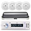 New-Marine-Yacht-Boat-MP3-USB-AUX-Radio-4-x-65-Speakers-Stereo-Cover-Remote-Marine-Black-Antenna New-Marine-Yacht-Boat-MP3-USB-AUX-Radio-4-x-65-Speakers-Stereo-Cover-Remote-Marine-Black-Antenna