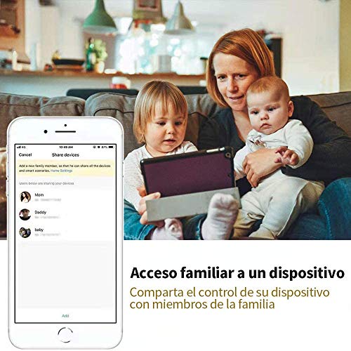 Aktivstar-Alarma-para-Puerta-Inteligente-Sensor-Magntico-Antirrobo-de-Control-por-APP-y-Conexin-WiFI-Detector-para-Puertas-y-Ventanas-Caja-Cajn-Compatible-con-Alexa-Google-Home-IFTTT