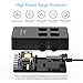 ORICO Surge Protector Power Strip with 4 Outlets and 5 USB Charging Ports, 5ft Extension Cord/1700J Ideal for Home and Office Accessories - Black(ETL/FCC Listed)
