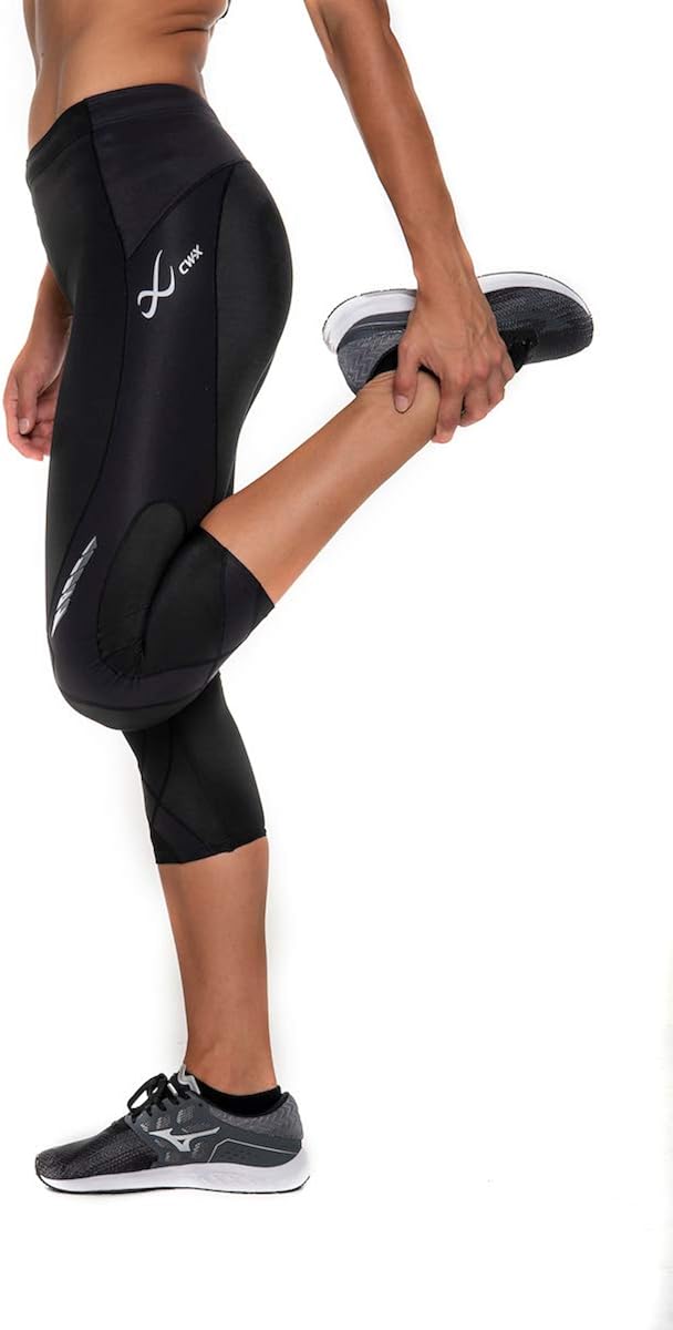 CW-X Women's Stabilyx Joint Support 3/4 Capri Compression Tight: Clothing