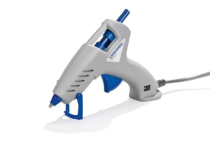Dremel pistola silicona GlueGun 930 (100-240 voltios, 10 barras de pegamento, en caja de cartón)