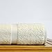 Luxury Hotel & Spa Towel 100% Genuine Turkish Cotton Bath Towels - Beige - Dobby Border - Set of 4