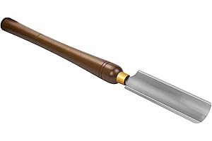 DEEFIINE 2-Inches HSS Spindle Roughing Gouge Lathe Chisel,Wood Lathe Turning Tools With Beech Wood Handle ﻿