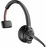 HP Poly SAVI 8210 Mono Headset with Charging Case, U.S. English | D1 HS, CHC