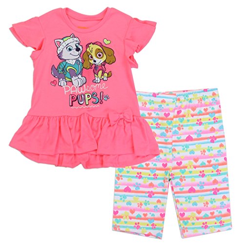 nickelodeon Paw Patrol Spin Master Paw Patrol Girls 4-6X Two-Piece Bike Short Set (5)
