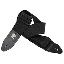 Ernie Ball Black Polypro Guitar Strap
