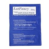 LotFancy Reusable Hot or Cold Gel-Pack - Soft and Comfortable Heating or Cooling Therapy for Sprains, Muscle or Joint Pain, Arthritis, Bruises, Fever, Etc. (11.5 X 15 inch)