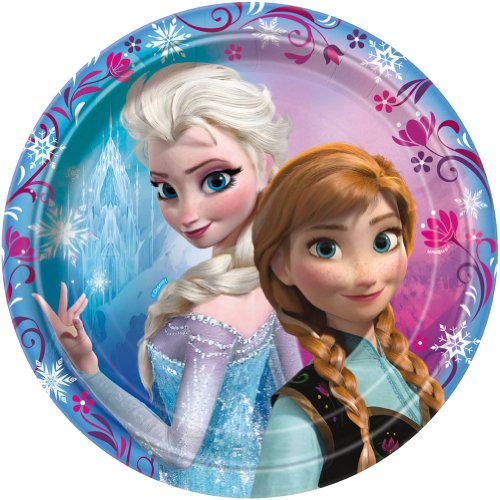 Disney Frozen 7 Inch Plates [8 Per Pack]