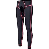 ZONBAILON Compression Pants Mens Tights Open Front Leggings Sports Base Layer Men Cold Weather Athletic Thermal