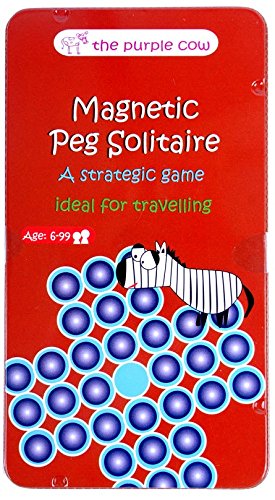 Magnetic Travel Peg Solitaire Game - Car Games , Airplane Games and Quiet Games