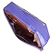 b.m.c BMC Fashionably Chic Cool Purple Faux Leather Gold Metal Accent Envelope Style Statement Clutch