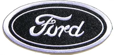 4.5" XL Ford Logo Sign Motorsport Car Racing Patch Sew Iron on Applique Embroidered T shirt Jacket Suit Custom BY SURAPAN