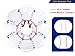 Bubble Soccer Balls Dia 5' (1.5m) Human Hamster Ball, Bubble Football,Bumper Ball, Zorbing Ball, Knocker Ball, Smash Ball Stress Ball Loopy Ball (Blue Dot)