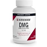 Kirkman DMG 300 mg Dimethylglycine Supplement, 120 Vegetarian Capsules | High-Potency Non-Protein Amino Acid Formula for Methylation, Immune Support &amp; Healthy Homocysteine Levels, Gluten Free