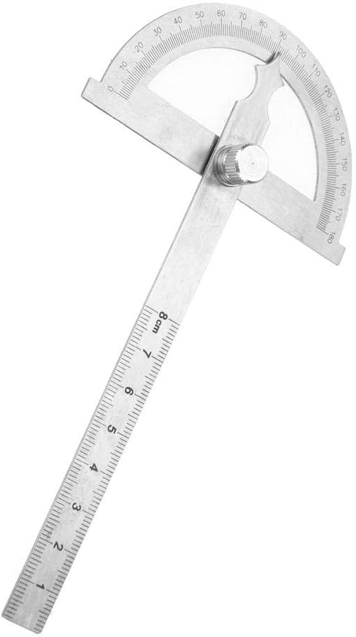 Stainless Steel Protractor,0-180 Degree 15cm Digital Inclinometer Protractor Goniometer Angle Finder Gauge Ruler(80 * 120mm) - Image 5