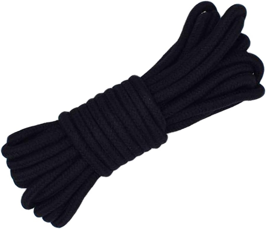 Favourall 10m Long Soft Cotton Rope Multi-Purpose Rope32.81*0.31in Black