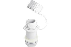 HQAPR Threaded Drain Plug with Plastic Tethered Cap for Cooler,Compatible with Igloo 50-165 Qt Coolers, Cooler Drain Plug Replacement Parts