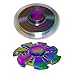 Peak level Hand Spinner Fidget EDC ADHD Focus Toy Ultra Durable High Speed 1-5 Min Spins Precision Kirsite (Rainbow -A)