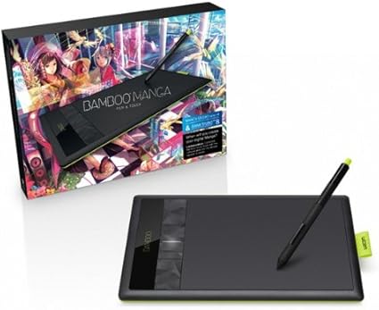 Wacom Bamboo Manga Tablette Graphique Noir
