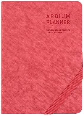 Ardium 2017 Date Notebook Scheduler Planner Diary Business Meeting/Small (Pink)