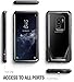 Poetic Galaxy S9 Plus Case, Guardian [Scratch Resistant Back] [360 Degree Protection] Full-Body Rugged Clear Hybrid Bumper Case with Built-in-Screen Protector for Samsung Galaxy S9 Plus Black