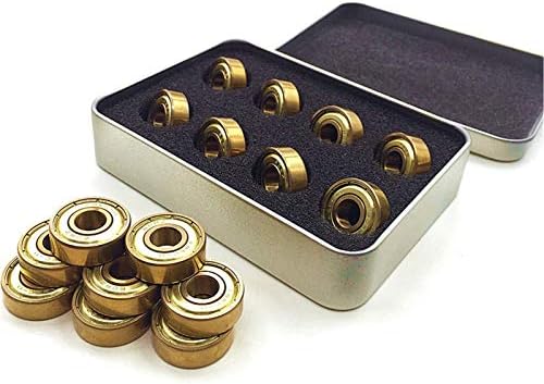 Gold seal with 7mm diameter made of high-quality materials featuring intricate interior design with small balls.