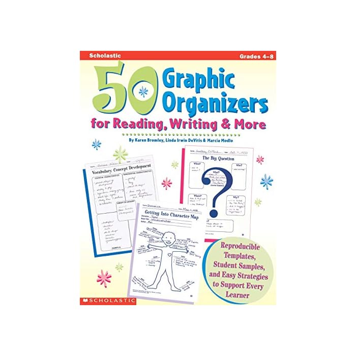 Buy 50 Graphic Organizers For Reading Writing More Reproducible 