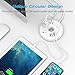 Travel Power Strip, TESSAN Power Strip with USB, 3 Outlets 3 USB for Cruise Trip, Portable Desktop Charging Station 5 Ft Extension Cord, for Business Trip, Home and Hotel