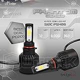 72W 8000LM US BridgeLux COB LED Chip Headlight Conversion Kit - White 6000K Replace Halogen Bulbs - Fog Lights - PSX26W