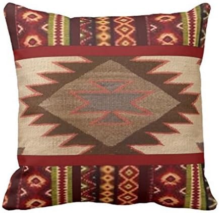 Amazon Com South Western Western Geometric Print Throw Pillow