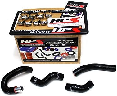 HPS Reinforced Blue Silicone Heater Hose Kit Coolant for Nissan 07-08 350Z VQ35HR