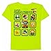 Mario Maker 3x3 Boy's Short Sleeve Shirt