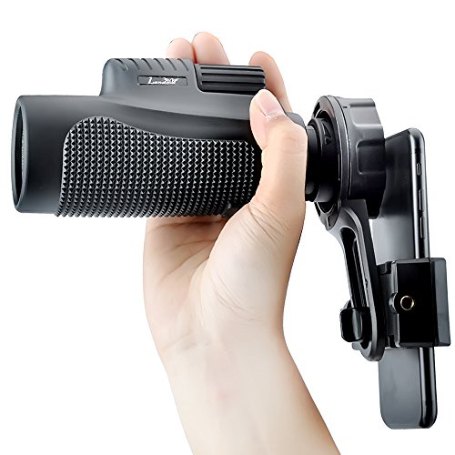 Landove Smartphone Adaptor for Spotting Scope, Telescope, Monocular, Binoculars-Fashion Cellphone Adapter Allows Recording The Images and Videos - Thumbnail 3