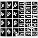 Xmasir 446 Sheet Semi Permanent Tattoo Kit with Ablum Gift,Henna Stencils Glitter Temporary Tattoos for Women Body Art Template