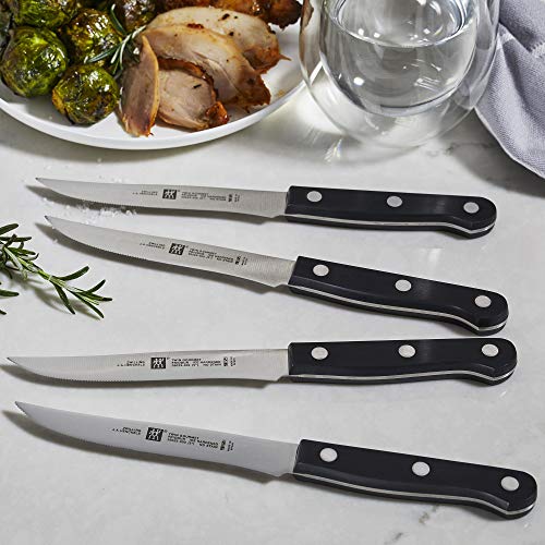 ZWILLING Steak Knife Set, 4 pc, black Pricepulse