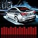 Sound Music Beat Activated Car Stickers Equalizer Glow LED Light Audio Voice Rhythm Lamp (70cm X 16cm, Red)