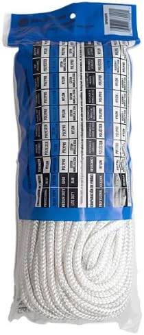 Beavis Rope Heavy-Duty Solid Braided Rope (Bag), 1/4" x 100' High Tenacity Cord