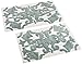 Chesapeake Iron Gate 2pc White & Grey Scroll Bath Rug Set (20