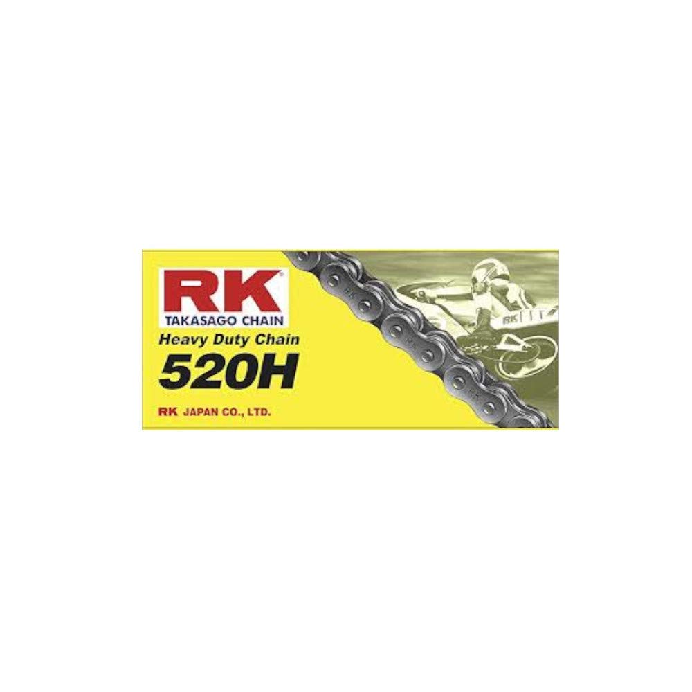 RK Motorcycle Chain Kit 520H (124 Links)