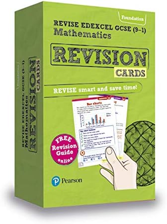 REVISE Edexcel GCSE (9-1) Mathematics Foundation Revision Cards: includes FREE online Revision Guide (REVISE Edexcel GCSE Maths 2015) Misc. Supplies – January 1, 1882