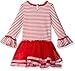 Rare Editions girls Santa Applique Tutu Legging Set