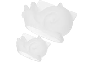 INOOMP 2pcs Silicone Snail DIY Mold Animal Shaped Flexible Mold for Crafts Epoxy
