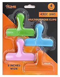Croc Jaws Chip Clips, Stainless Steel, 3