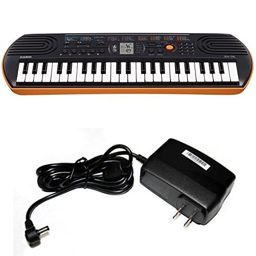 Casio SA-76 44 Key Mini Keyboard with Keyboard Power Supply