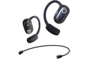 Baseus Open Ear Headphones with Directional Acoustics, Punchy Bass, Stable Fit, Ultra-Light Weight, IPX4 Waterproof, ENC Mics, Bluetooth 5.3 Wireless Earbuds for Running, Workout, Gym - Eli Sport 1