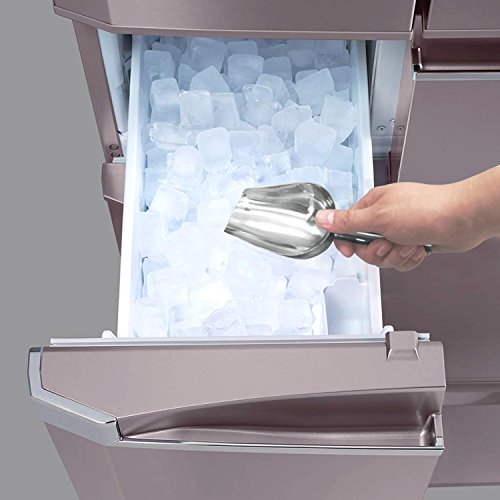 image for LINPOZONE Ice Scoop and Ice Tongs (3 Pack), Stainless Steel Serving To