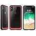 SUPCASE iPhone X, iPhone Xs Case, Unicorn Beetle Series Premium Hybrid Protective Frost Clear Case for Apple iPhone X 2017,iPhone Xs 5.8 Inch 2018 Release (Red/Black)