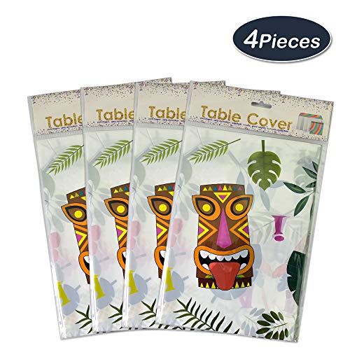 4 WERNNSAI+Hawaiian+Luau+Table+Covers