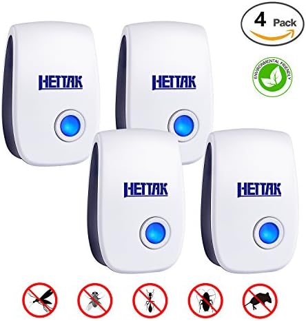 Pest Control Ultrasonic Repeller - Electronic Plug In repellent indoor for insect - Mosquitoes, Mice, Spiders, Ant, Rats, Roaches, bugs, Non-toxic, Eco-Friendly, Humans &amp; Pets Safe