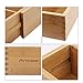 Cutlery Tray with 7 Compartments Flatware Organizer Used for Drawer Organizer Divider Bamboo Holder for Utensils Flatware,Silverware (Bamboo, 14.1